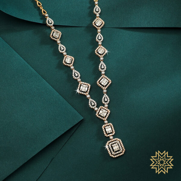 Diamond necklace set