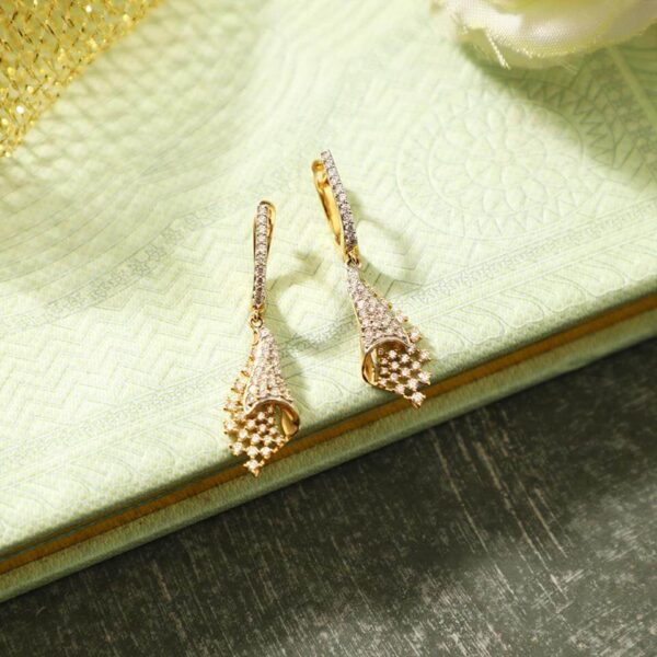 Real diamond earrings
