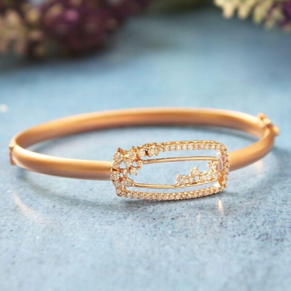 Manubhai Real Diamond Bangle