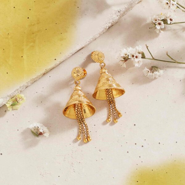 Manubhai Gold Earrings