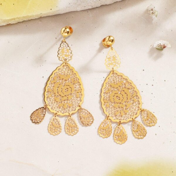 Manubhai Gold Earrings