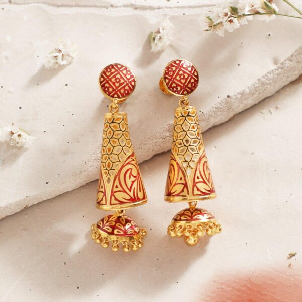 Manubhai Gold Earrings