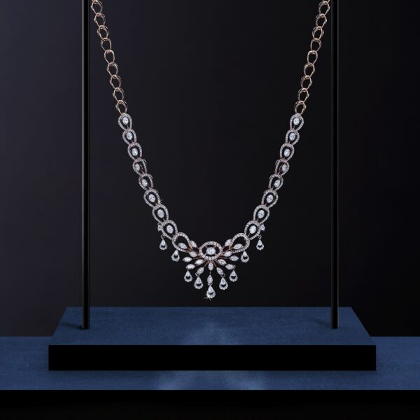 Diamond necklace set