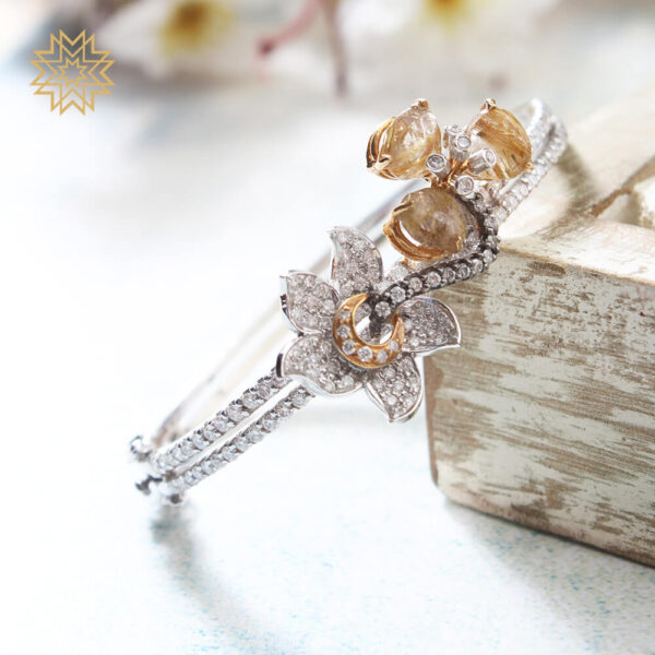 Manubhai Real Diamond Bangle