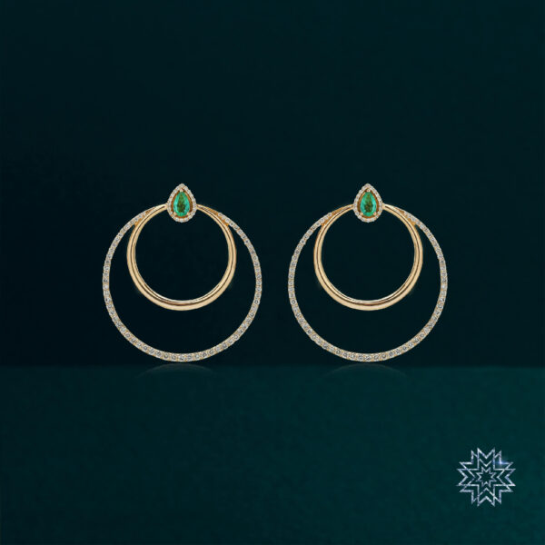 Manubhai Real Diamond Earrings
