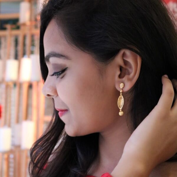 Manubhai Gold Earrings