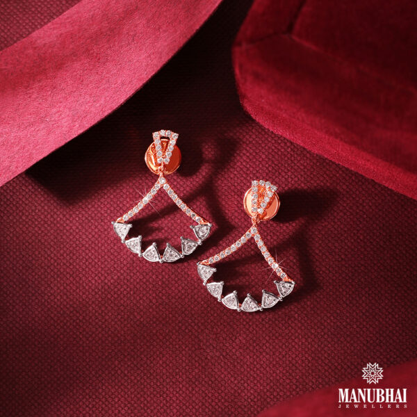 Real diamond earrings