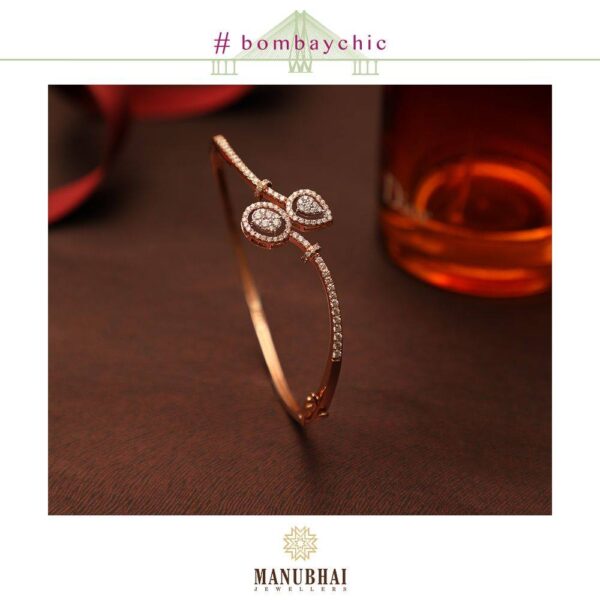 Manubhai Real Diamond Bangle