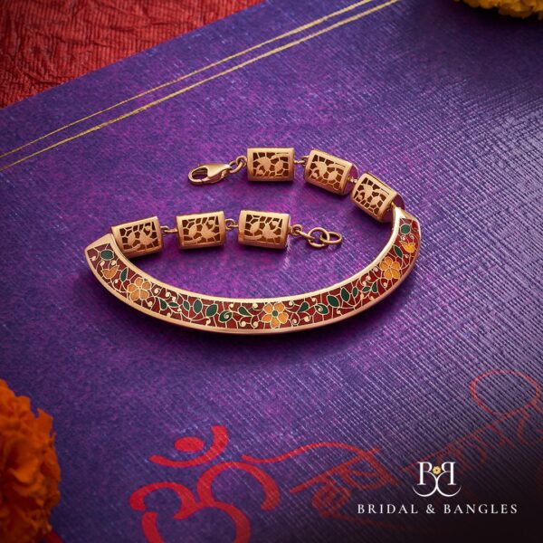 Light weight gold bangle