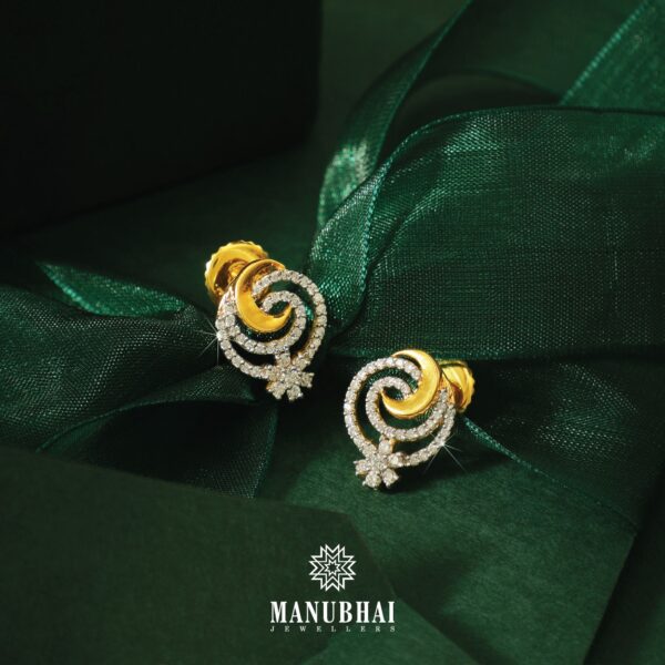 Real diamond earrings