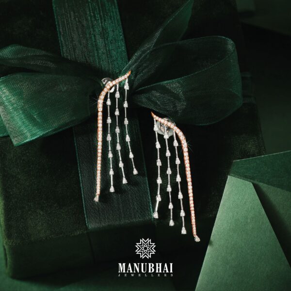 Real diamond earrings
