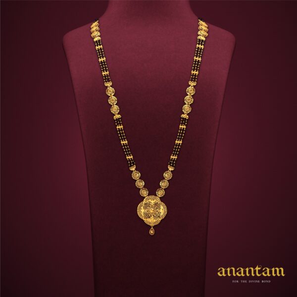Graceful Modern Designer Gold Mangalsutra