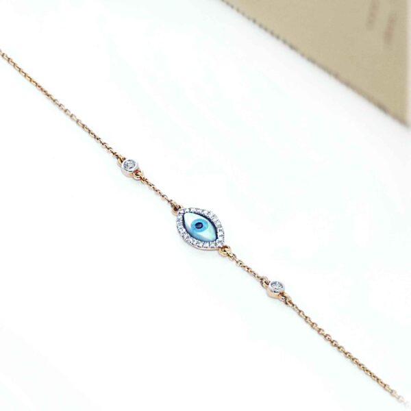 Light weight real diamond bracelet