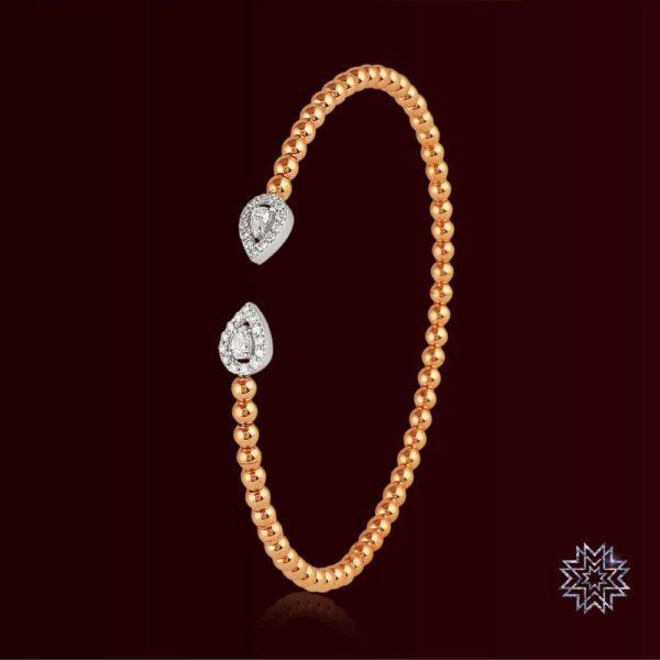 Manubhai Real Diamond Bangle
