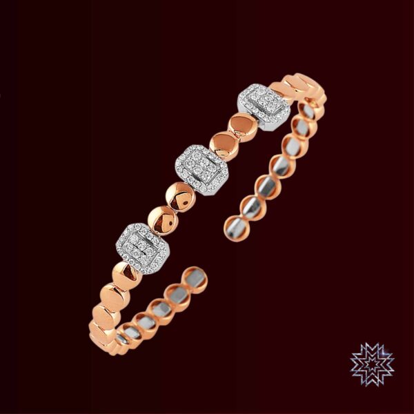 Manubhai Real Diamond Bangle