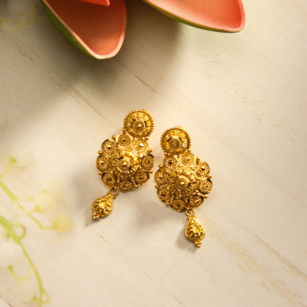 Manubhai Gold Earrings