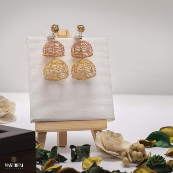 Manubhai Gold Earrings