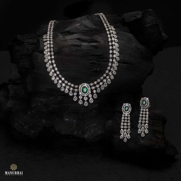 Manubhai Real Diamond Set