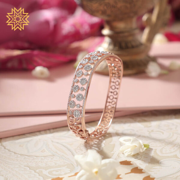 Manubhai Real Diamond Bangle