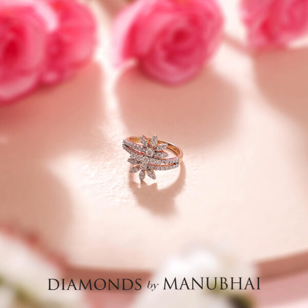 Manubhai Real Diamond Ring