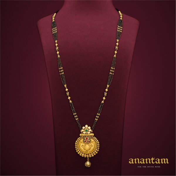 Latest Mini Gold Mani Mangalsutra