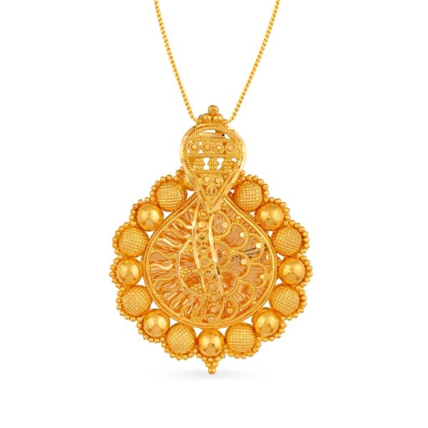 Manubhai Gold PENDANT SET