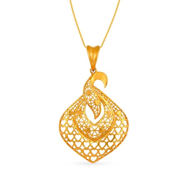 Manubhai Gold PENDANT SET