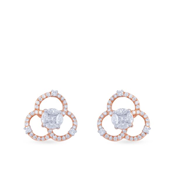 Manubhai Real Diamond Earrings