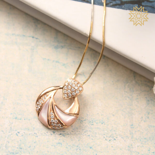 Manubhai Real Diamond PENDANT SET