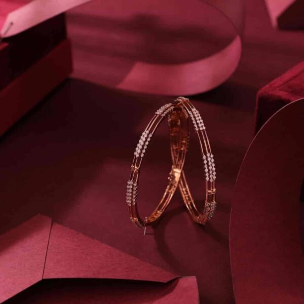 Diamond Bangles by Manubhai Jewellers