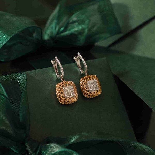 Manubhai Real Diamond Earrings