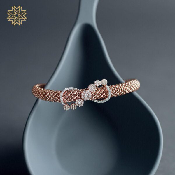 Manubhai Real Diamond Bangle