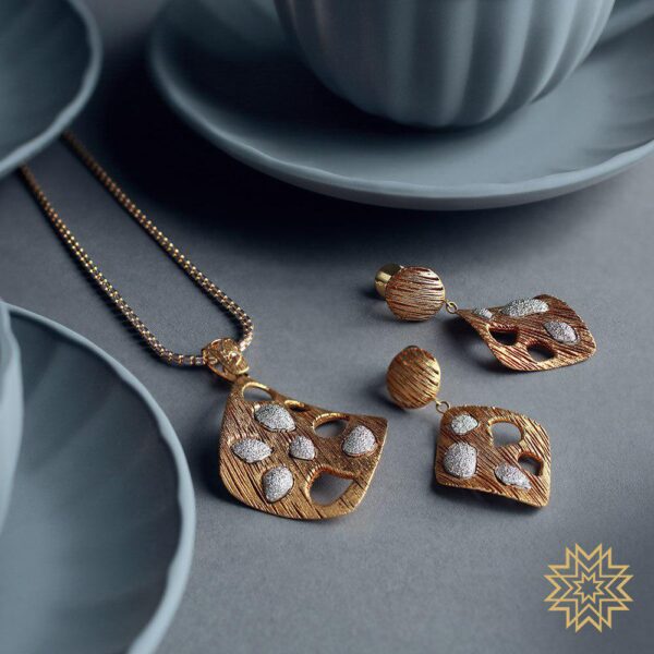 Manubhai Real Diamond PENDANT SET
