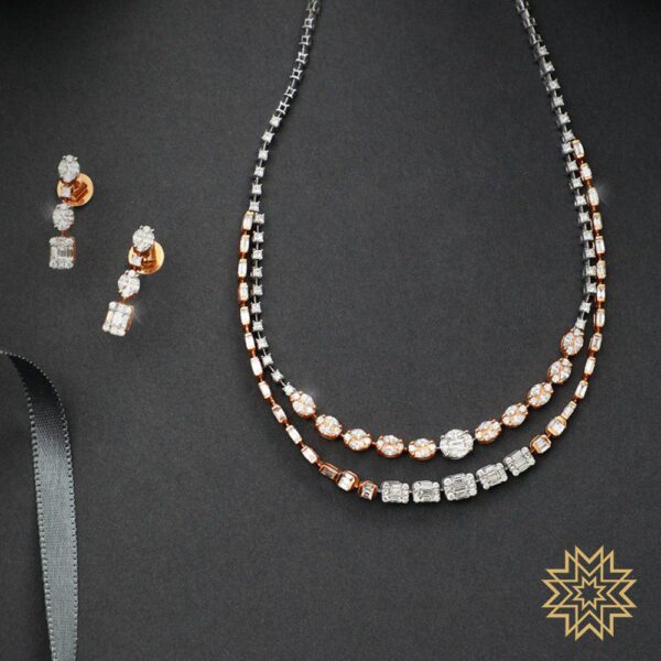 Manubhai Real Diamond Set