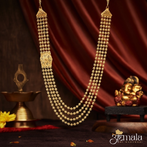 Bold & Fancy Designer Gold Necklace set