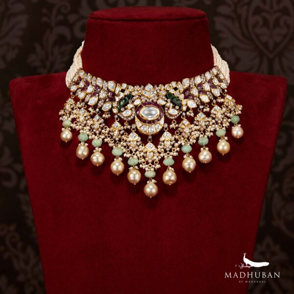 Polki necklace set