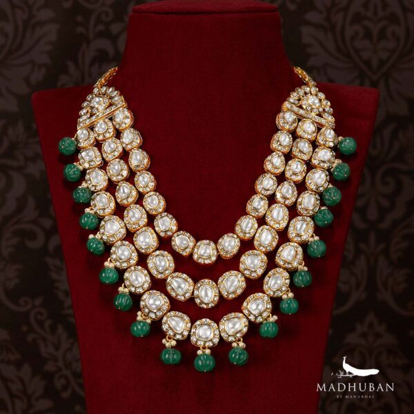 Polki necklace set
