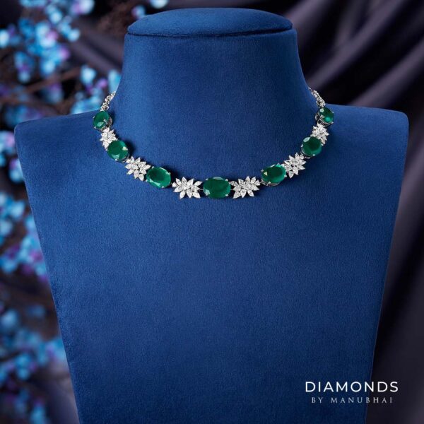 Diamond necklace set