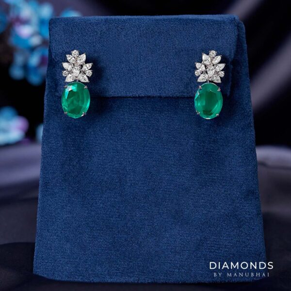 Real diamond earrings