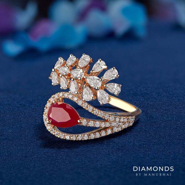 Real diamond ring
