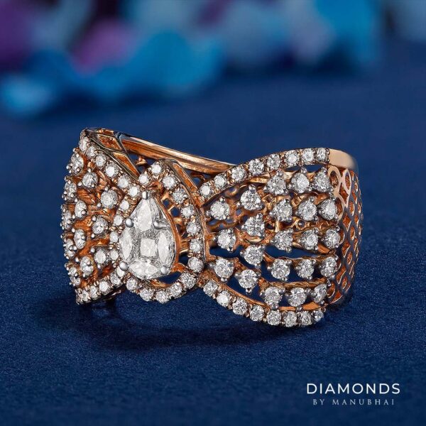Real diamond ring