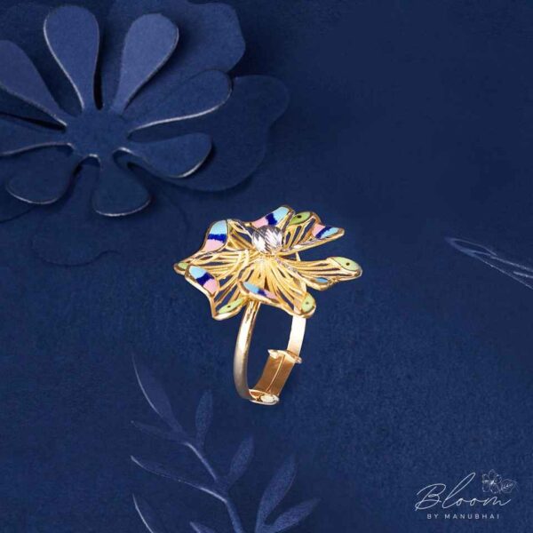 Light weight gold ring