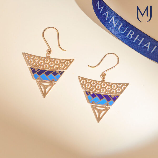 Light weight duo earrings