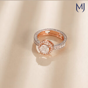 Light weight real diamond ring