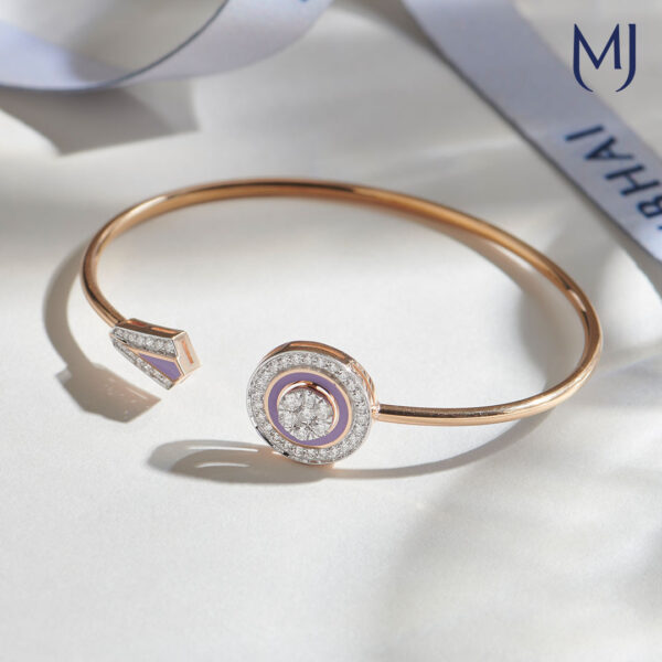 Light weight real diamond bracelet