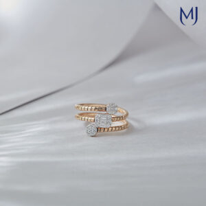 Light weight real diamond ring