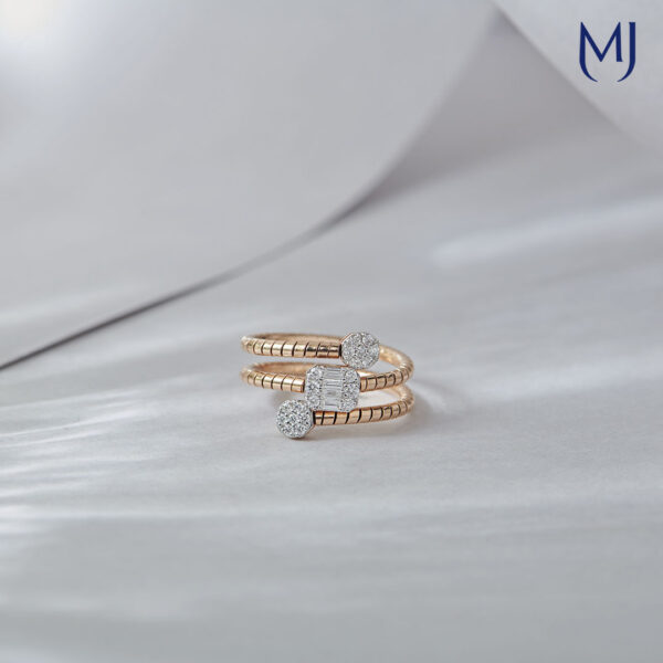 Light weight real diamond ring