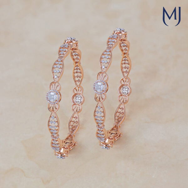 Real diamond bangles