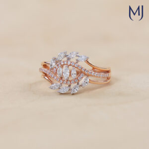 Light weight real diamond ring