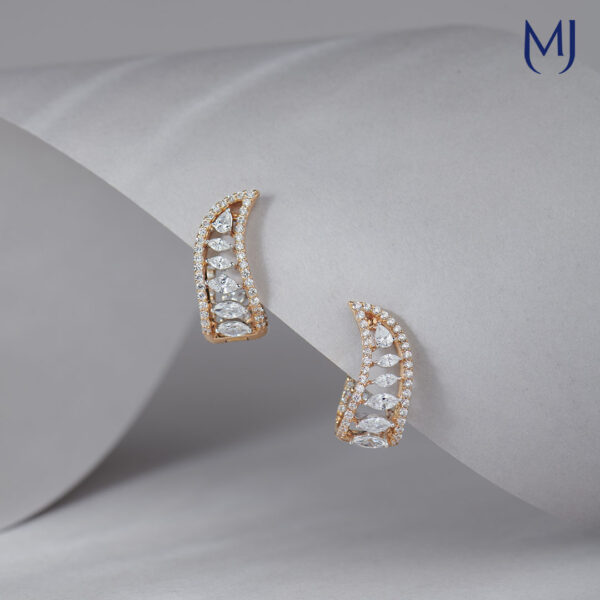 Light weight gold earrings